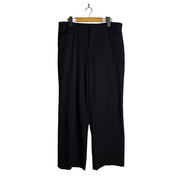 Nine West Women's Missy Black Straight Leg Dress Pants - Picture 1 of 10